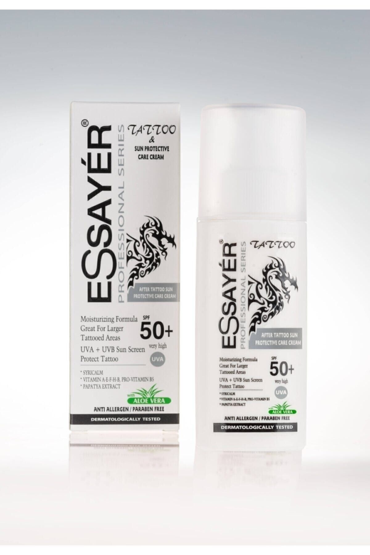Dövme Sonrası Güneş Koruyuculu Cilt Bakım Kremi Spf 50 +